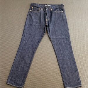 Levi’s X Outerknown Indigo Straight Leg Jeans 34x32